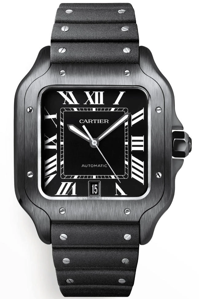 Купить копии элитных часов  Cartier Santos De WSSA0039: в наличии!