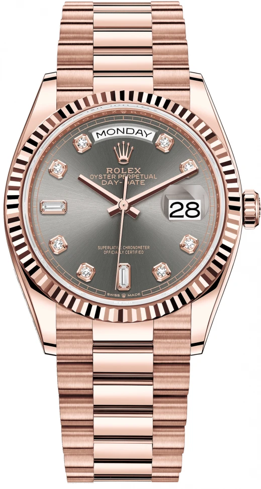 Купить копии элитных часов  Rolex Day-Date 36 Oyster Perpetual m128235-0050: в наличии!