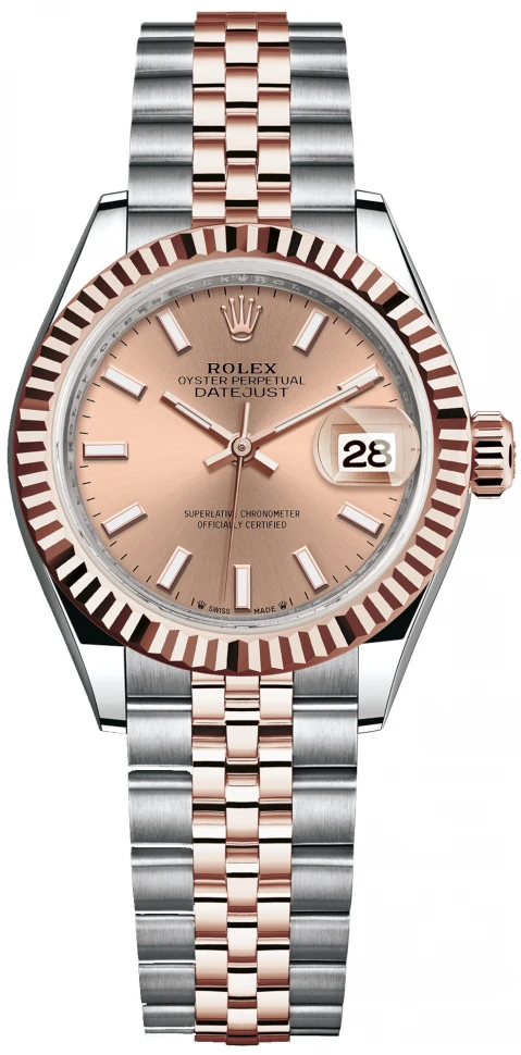 Купить копии элитных часов  Rolex Lady-Datejust Oyster Perpetual 28 mm m279171-0023: в наличии!