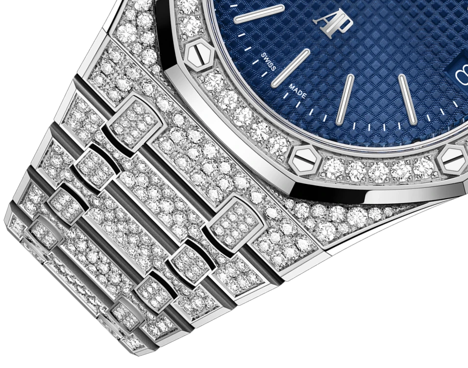 Купить копии элитных часов  Audemars Piguet Royal Oak Jumbo Extra-thin 16202BC.ZZ.1241BC.02: в наличии!