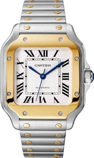 Купить копии элитных часов  Cartier Santos De W2SA0016: в наличии!