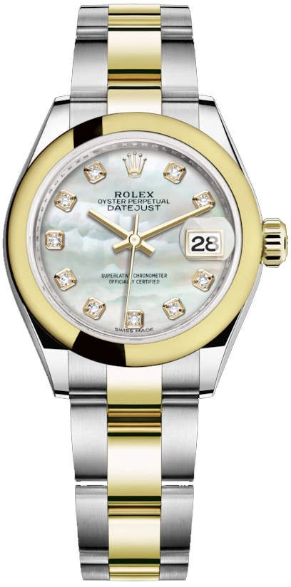 Купить копии элитных часов  Rolex Lady-Datejust 28 Oyster m279163-0014: в наличии!