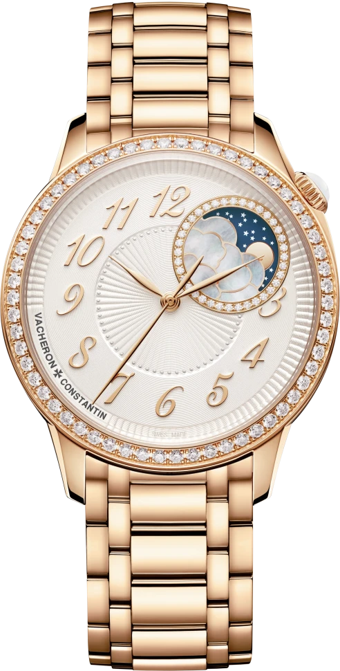 Купить копии элитных часов  Vacheron Constantin Egerie Moon Phase 8005f/120r-h002: в наличии!