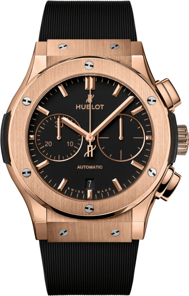 Купить копии элитных часов  Hublot Classic Fusion Chronograph King Gold 521.OX.1181.RX: в наличии!
