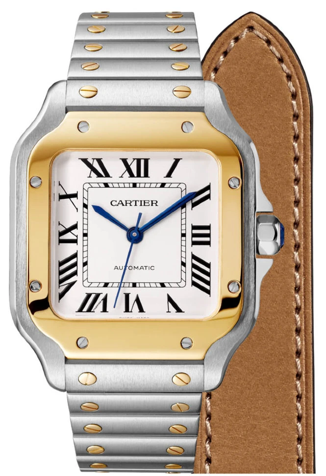 Купить копии элитных часов  Cartier Santos De W2SA0016: в наличии!