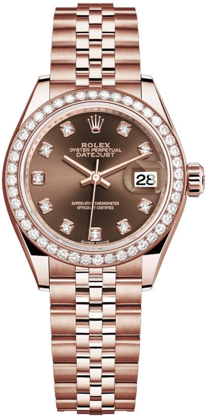 Купить копии элитных часов  Rolex Lady-Datejust 28 Oyster m279135rbr-0018: в наличии!