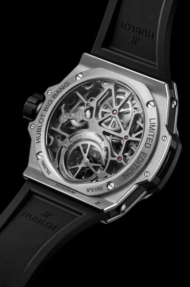 Купить копии элитных часов  Hublot MP-13 Tourbillon Bi-axis Retrograde 913.NX.1170.RX: в наличии!