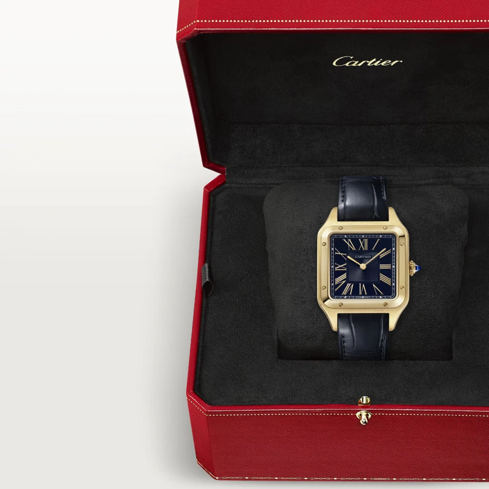 Купить копии элитных часов  Cartier Santos-Dumont Watch WGSA0077: в наличии!