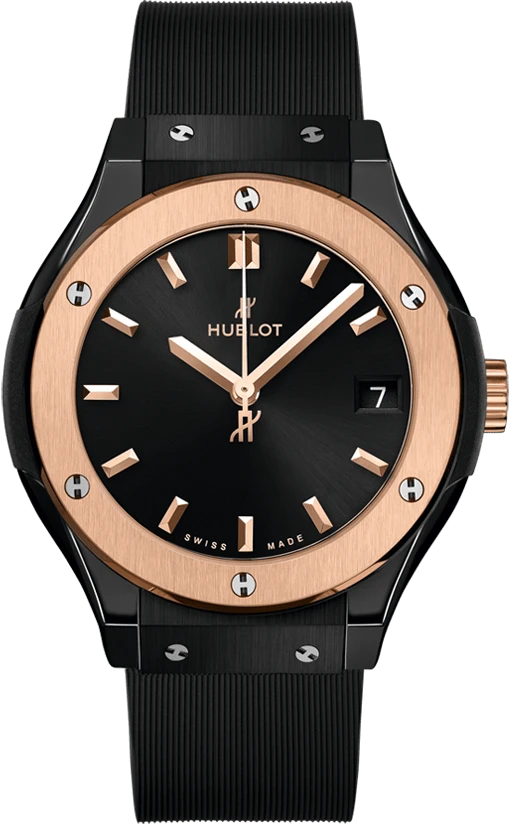 Купить копии элитных часов  Hublot Classic Fusion Ceramic King Gold 581.CO.1480.RX: в наличии!