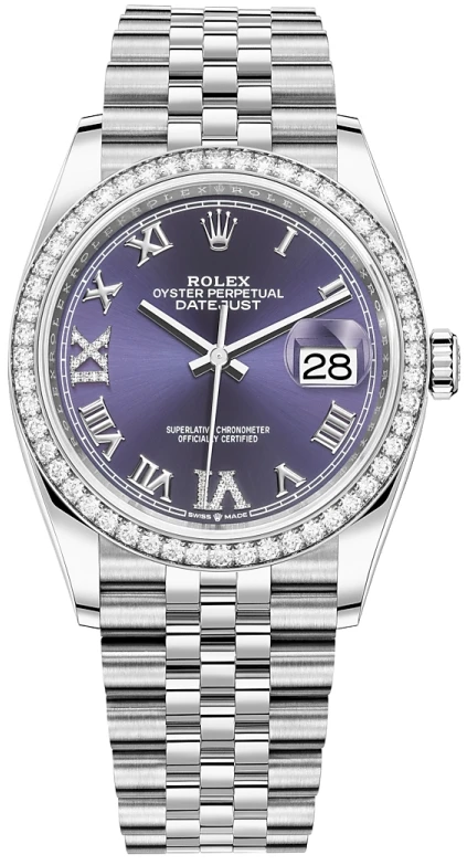 Купить копии элитных часов  Rolex Datejust 36 Oyster m126284rbr-0013: в наличии!