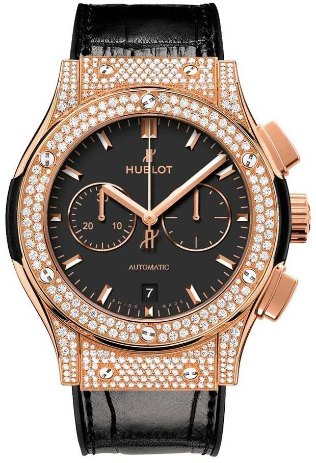 Купить копии элитных часов  Hublot Classic Fusion Chronograph 42 mm 541.OX.1181.LR.1704: в наличии!