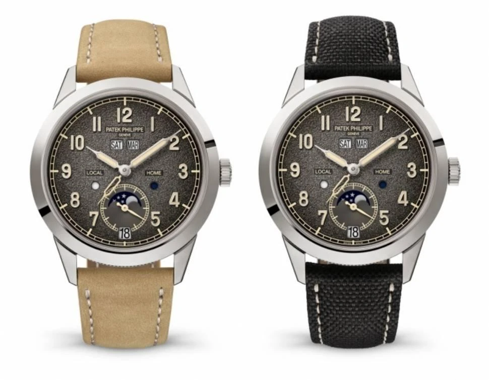 Купить копии элитных часов  Patek Philippe Complications Annual Calendar Travel Time 5326G-001: в наличии!