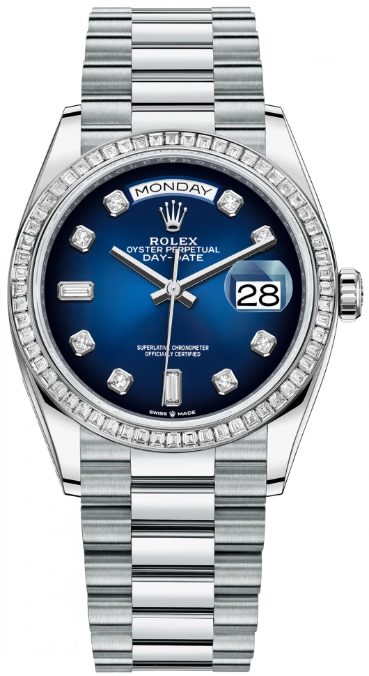 Купить копии элитных часов  Rolex Day-Date 36 Oyster Perpetual m128396tbr-0008: в наличии!