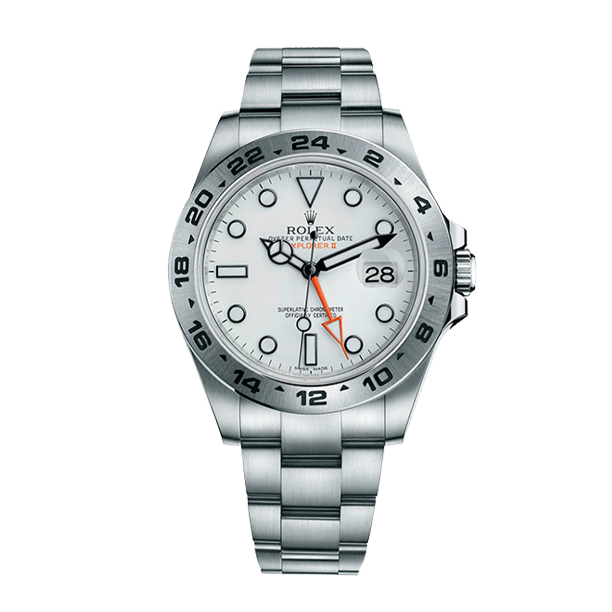 Купить копии элитных часов  Rolex Explorer II White Dial 216570 : в наличии!