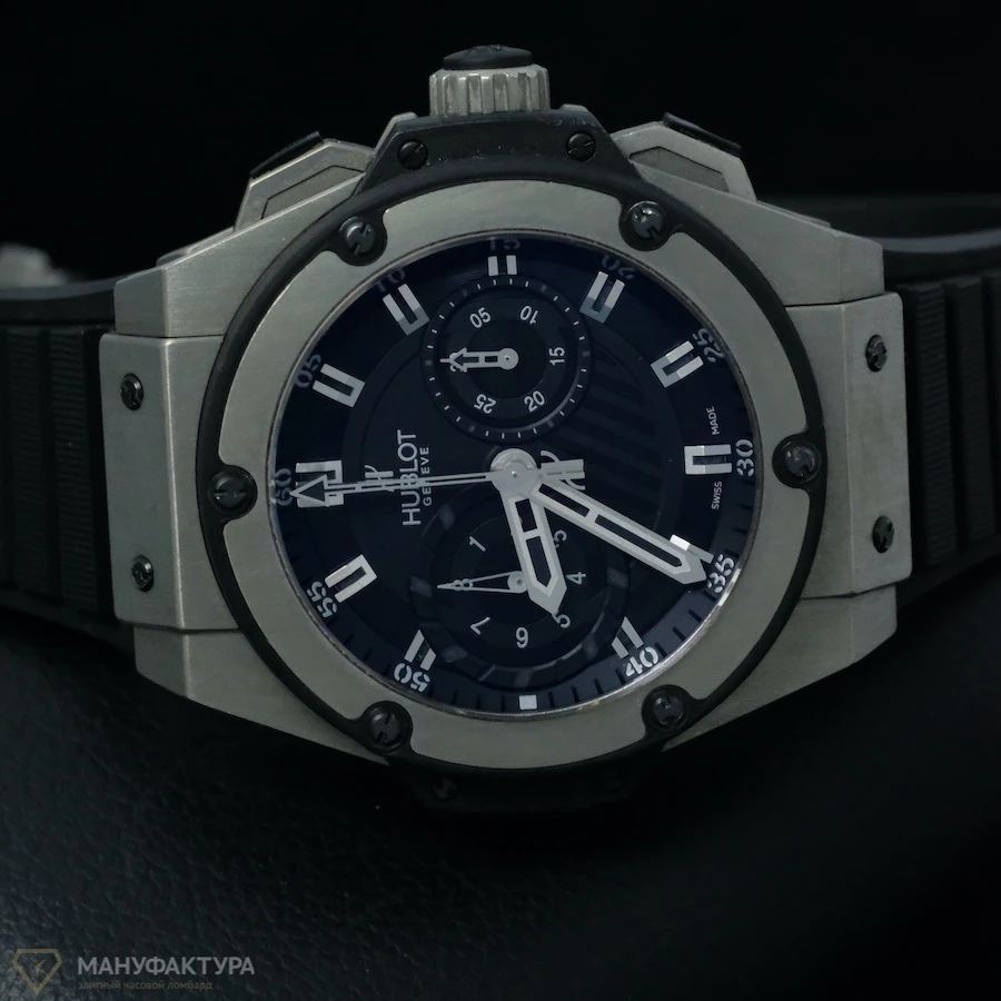 Купить копии элитных часов  Hublot King Power Foudroyante Zirconium 715.ZX.1127.RX: в наличии!