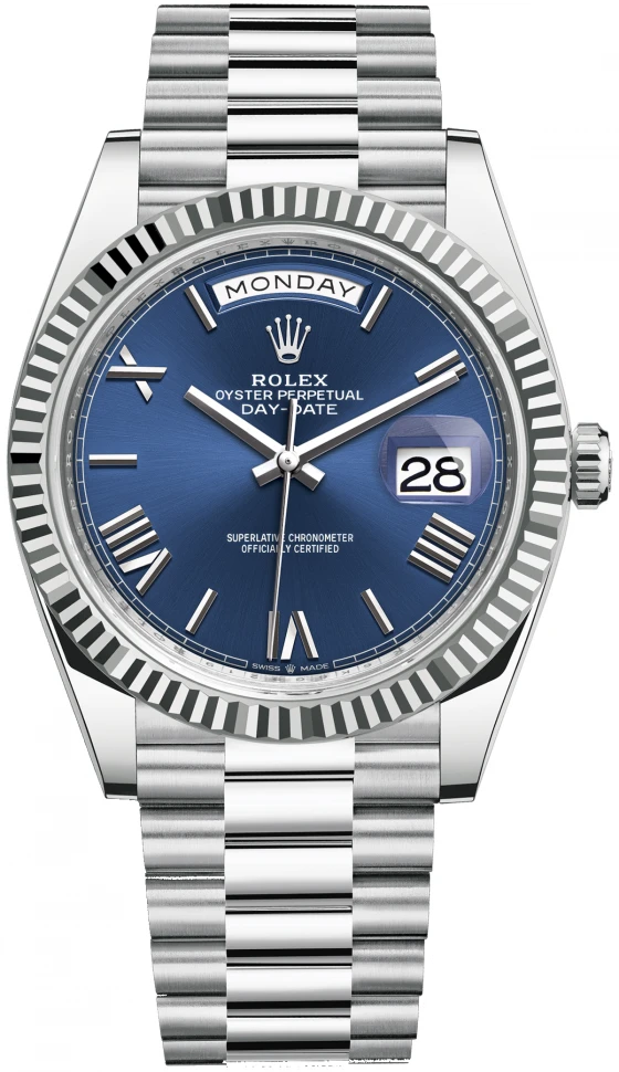 Купить копии элитных часов  Rolex Day-Date 40 Oyster Perpetual m228236-0007: в наличии!