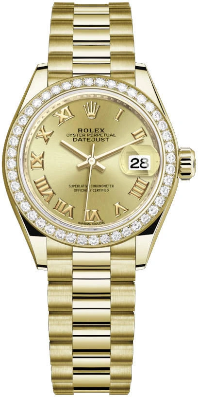 Купить копии элитных часов  Rolex Lady-Datejust 28 Oyster m279138rbr-0021: в наличии!