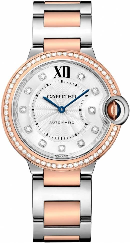 Купить копии элитных часов  Cartier Ballon Bleu De W3BB0024: в наличии!