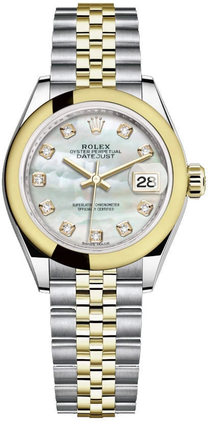 Купить копии элитных часов  Rolex Lady-Datejust 28 Oyster m279163-0013: в наличии!
