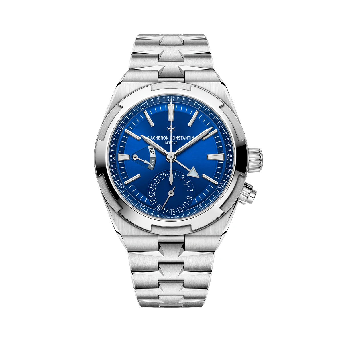 Купить копии элитных часов  Vacheron Constantin Overseas Dual Time Blue Dial 7920V/210A-B334: в наличии!
