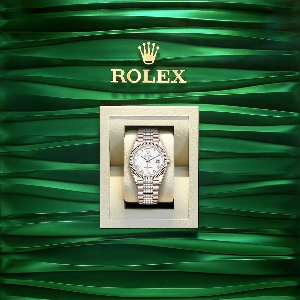 Купить копии элитных часов  Rolex Day-Date Oyster Perpetual 36 mm m128235-0053: в наличии!