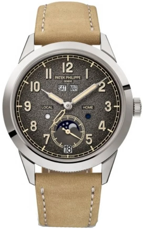 Купить копии элитных часов  Patek Philippe Complications Annual Calendar Travel Time 5326G-001: в наличии!