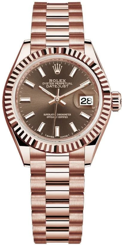 Купить копии элитных часов  Rolex Lady Datejust Oyster 28 m279175-0007: в наличии!