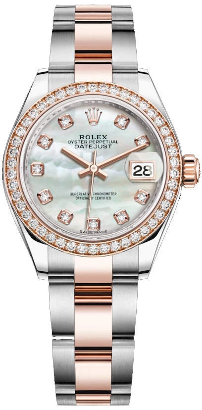 Купить копии элитных часов  Rolex Lady-Datejust 28 Oyster m279381rbr-0014: в наличии!