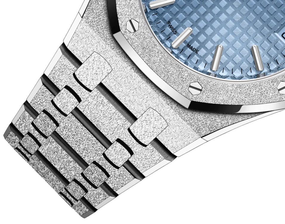 Купить копии элитных часов  Audemars Piguet Royal Oak Frosted Gold Selfwinding 77353BC.GG.1263BC.01: в наличии!