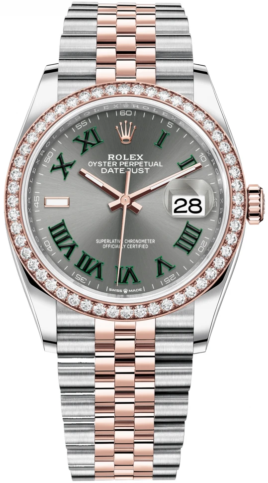Купить копии элитных часов  Rolex Datejust Oyster Perpetual 36 mm m126281rbr-0017: в наличии!