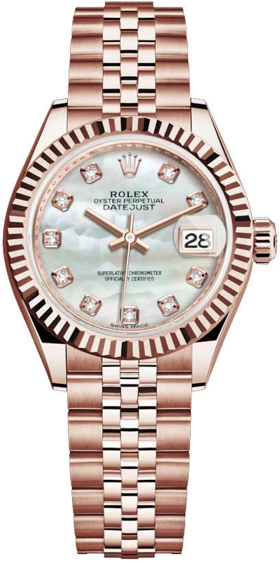Купить копии элитных часов  Rolex Lady-Datejust 28 Oyster m279175-0018: в наличии!