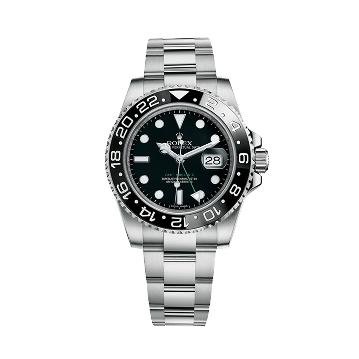 Купить копии элитных часов  Rolex GMT-Master II Steel DISCONTINUED 116710LN: в наличии!