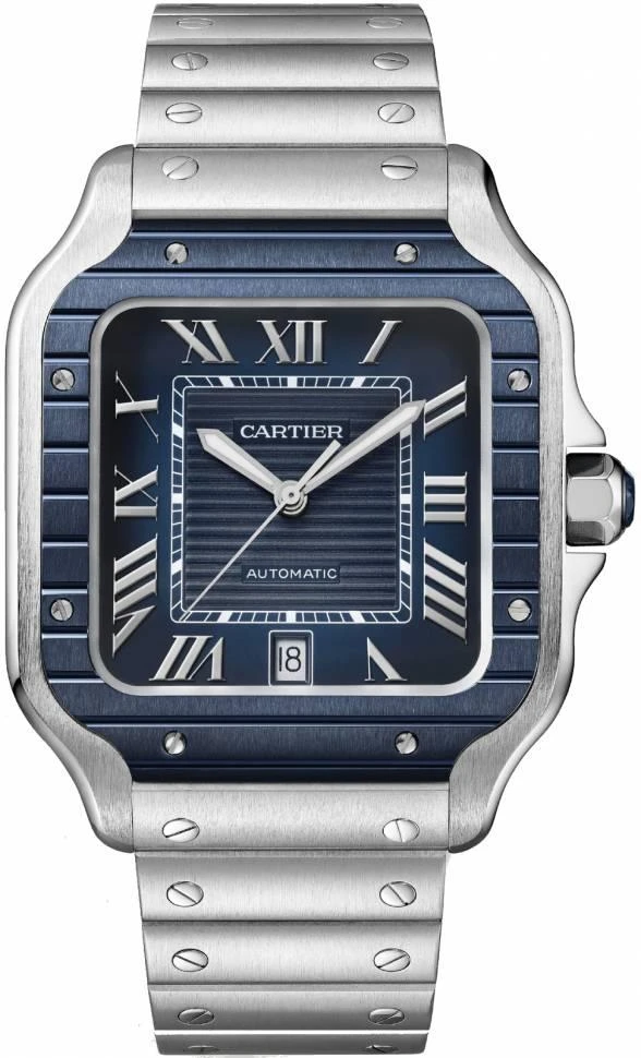 Купить копии элитных часов  Cartier Santos De WSSA0048: в наличии!