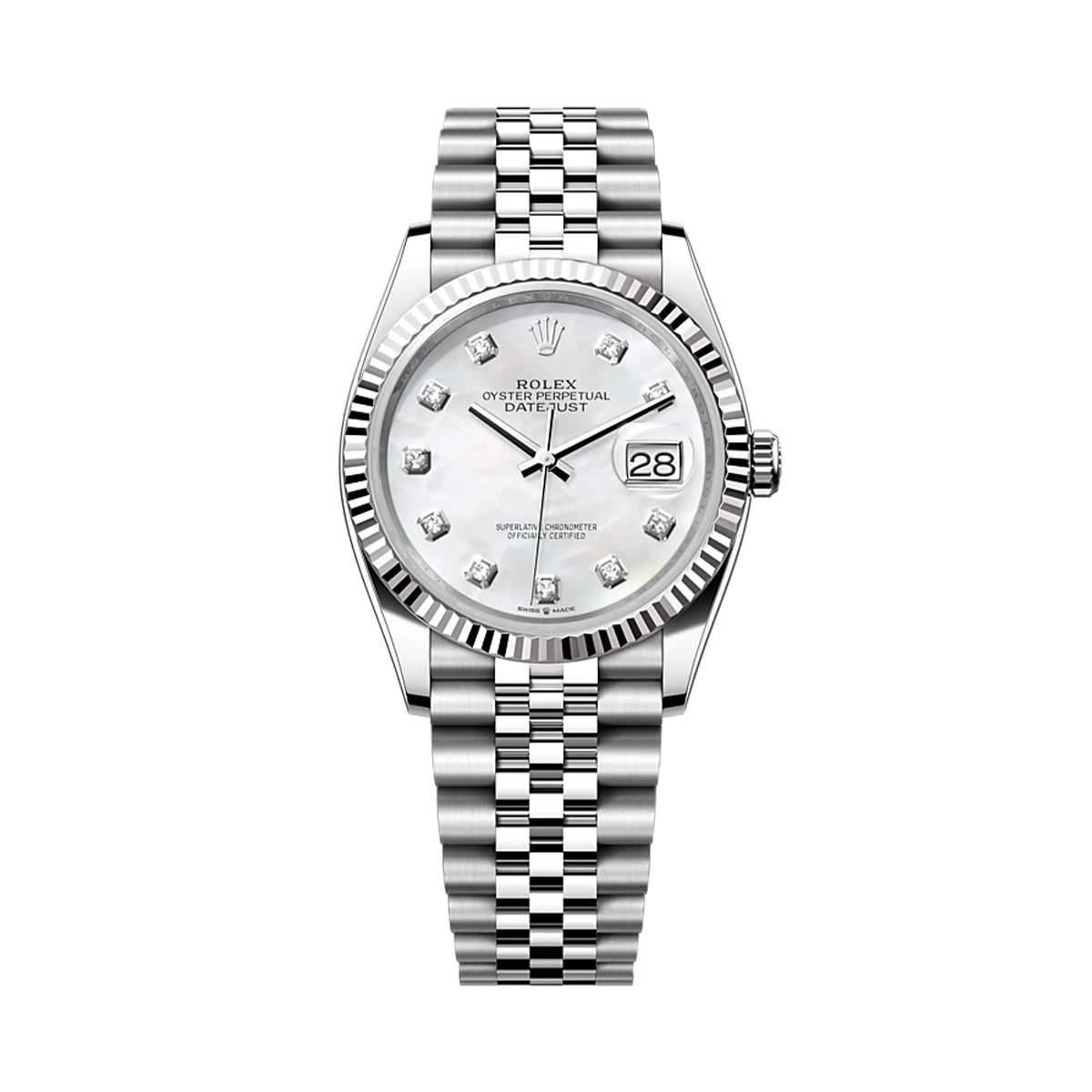 Купить копии элитных часов  Rolex Datejust 36mm Mother Of Pearl Dial 2023 126234: в наличии!