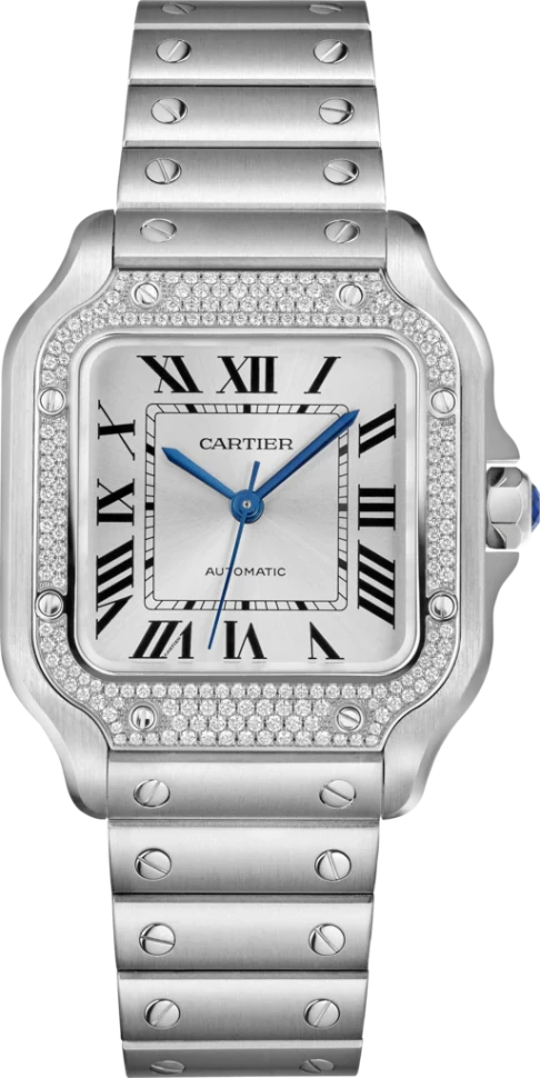 Купить копии элитных часов  Cartier Santos De W4SA0005: в наличии!