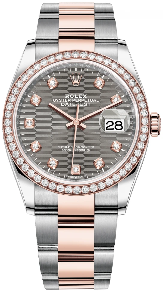 Купить копии элитных часов  Rolex Datejust 36 Oyster Perpetual m126281rbr-0030: в наличии!