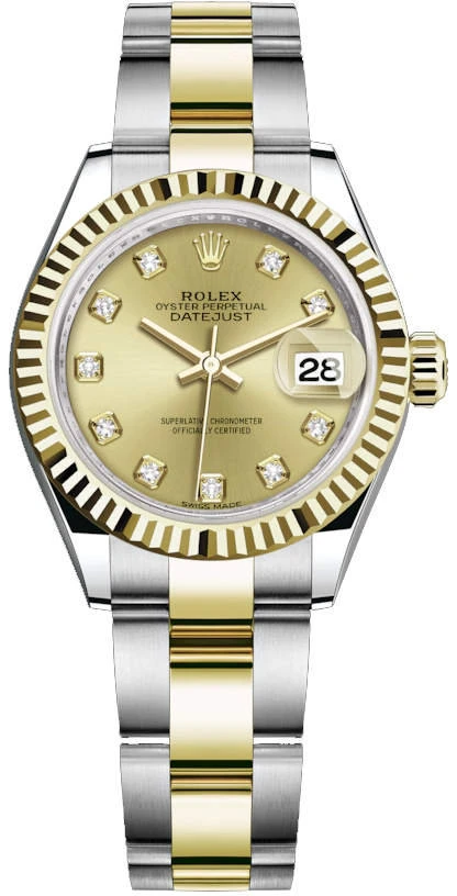 Купить копии элитных часов  Rolex Lady-Datejust 28 Oyster m279173-0012: в наличии!