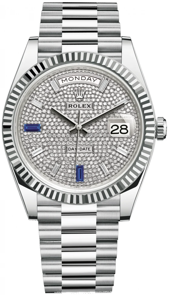 Купить копии элитных часов  Rolex Day-Date 40 Oyster Perpetual m228236-0009: в наличии!