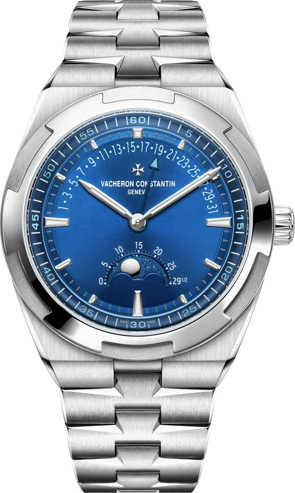 Купить копии элитных часов  Vacheron Constantin Overseas Moon Phase Retrograde Date 4000V/210A-B911: в наличии!