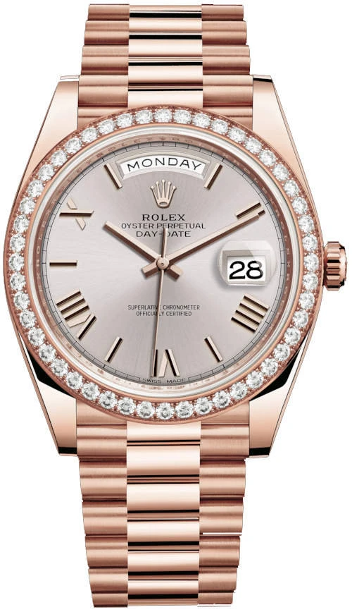Купить копии элитных часов  Rolex Day-Date 40 Oyster m228345rbr-0008: в наличии!