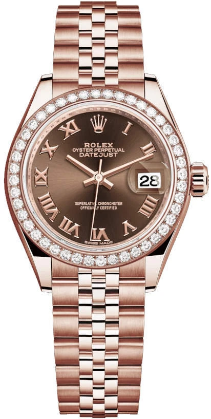 Купить копии элитных часов  Rolex Lady-Datejust 28 Oyster m279135rbr-0012: в наличии!