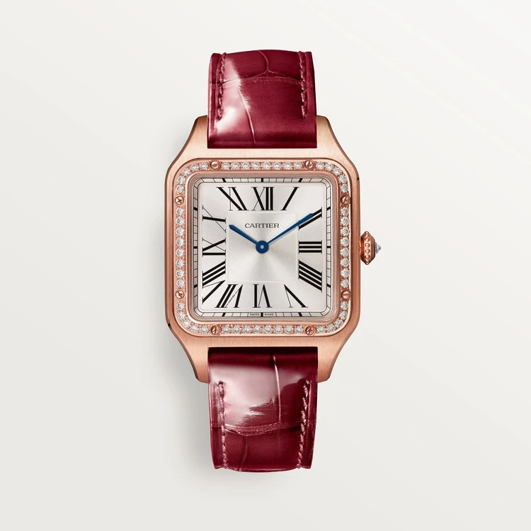 Купить копии элитных часов  Cartier SANTOS-DUMONT WJSA0016: в наличии!