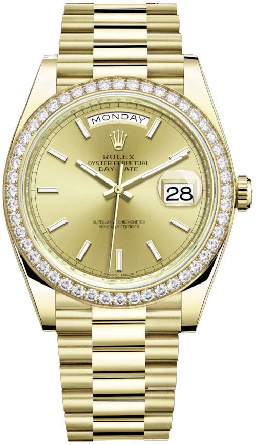 Купить копии элитных часов  Rolex Day-Date 40 Oyster m228348rbr-0008: в наличии!
