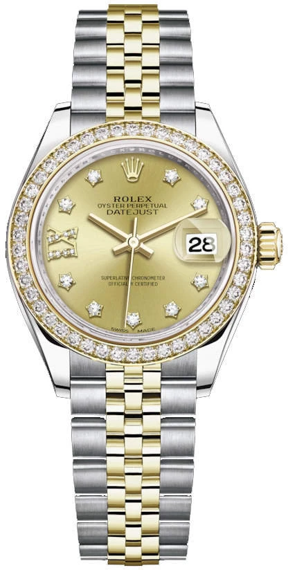 Купить копии элитных часов  Rolex Lady-Datejust 28 Oyster m279383rbr-0021: в наличии!
