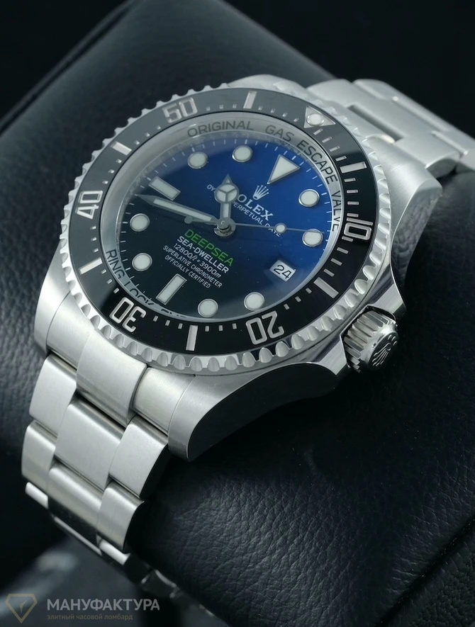 Купить копии элитных часов  Rolex Sea-Dweller Deepsea D-blue 126660: в наличии!