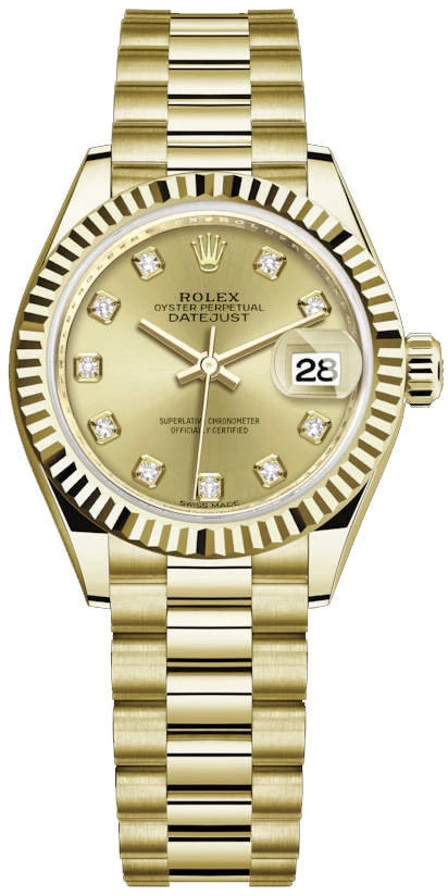 Купить копии элитных часов  Rolex Lady-Datejust 28 Oyster m279178-0017: в наличии!