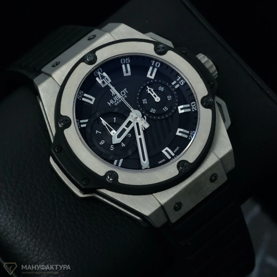 Купить копии элитных часов  Hublot King Power Foudroyante Zirconium 715.ZX.1127.RX: в наличии!