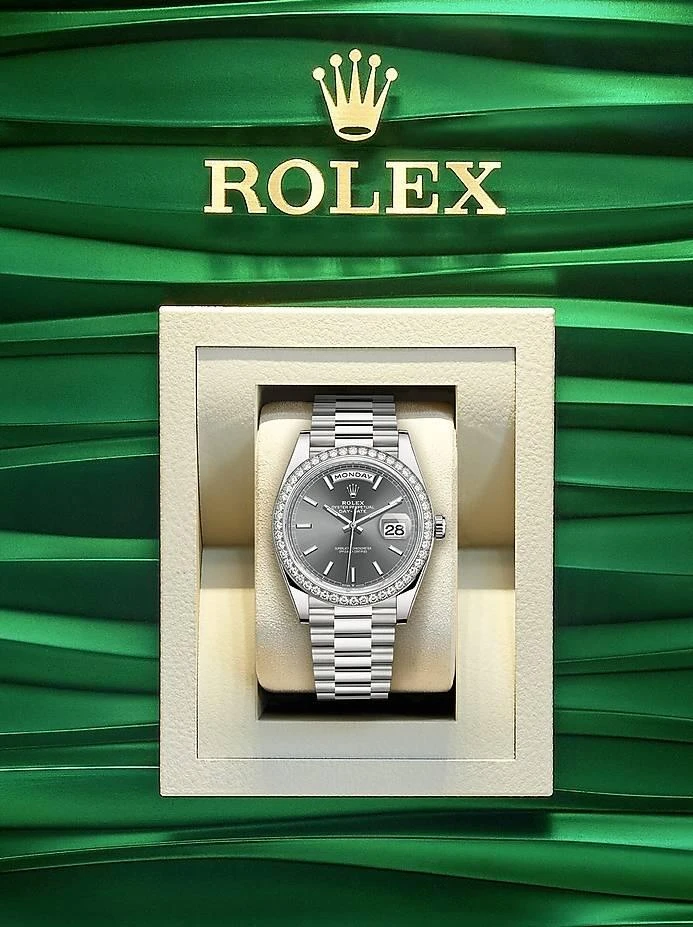Купить копии элитных часов  Rolex Day-Date Oyster Perpetual 40 mm m228349rbr-0041: в наличии!