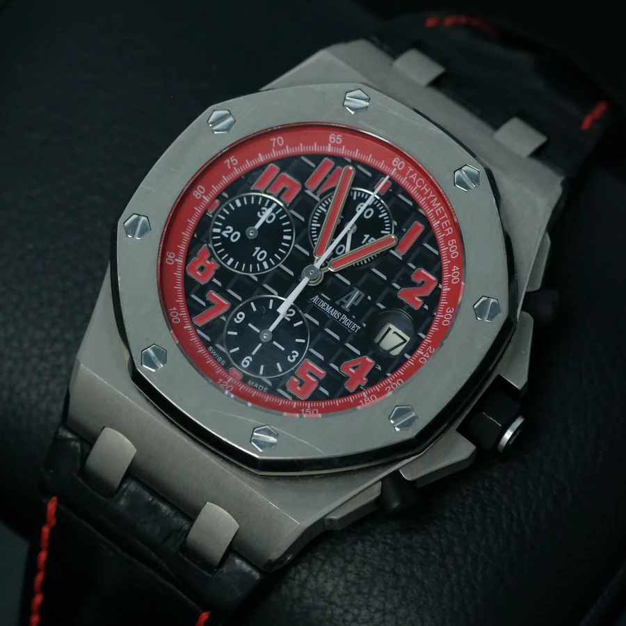 Купить копии элитных часов  Audemars Piguet Royal Oak OffShore Queens Road Limited Edition 26198TI.OO.D101CR.01 : в наличии!