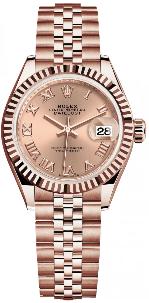 Купить копии элитных часов  Rolex Lady-Datejust Oyster Perpetual 28 mm m279175-0028: в наличии!